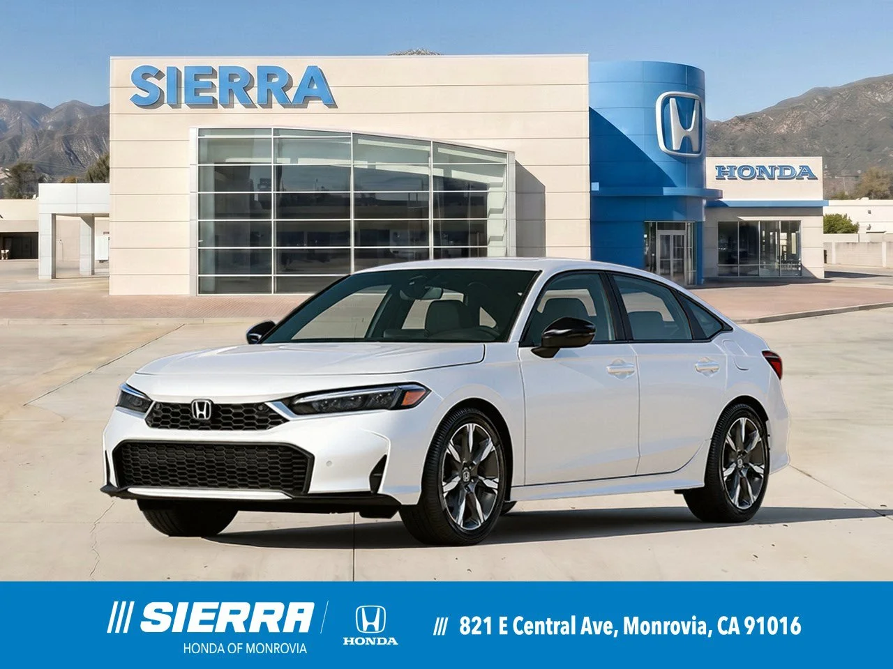 New 2027 Platinum White Pearl Honda Sport Touring Hybrid image 1