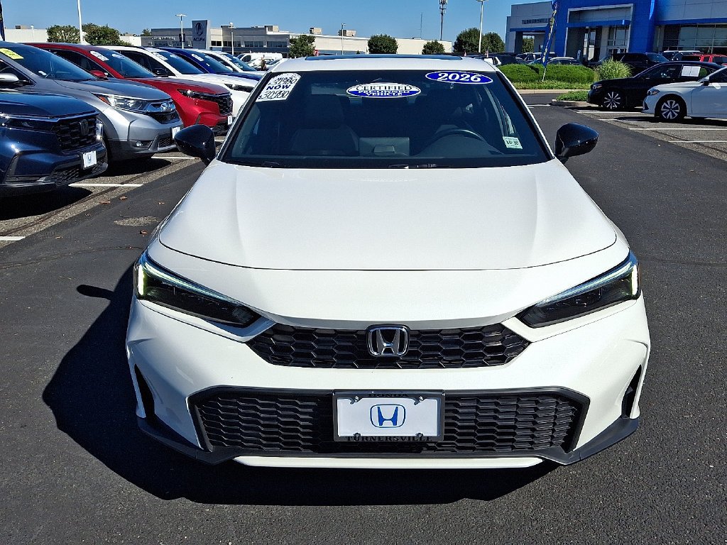 Certified Used 2026 Platinum White Pearl Honda 2WD Sport Hybrid image 2