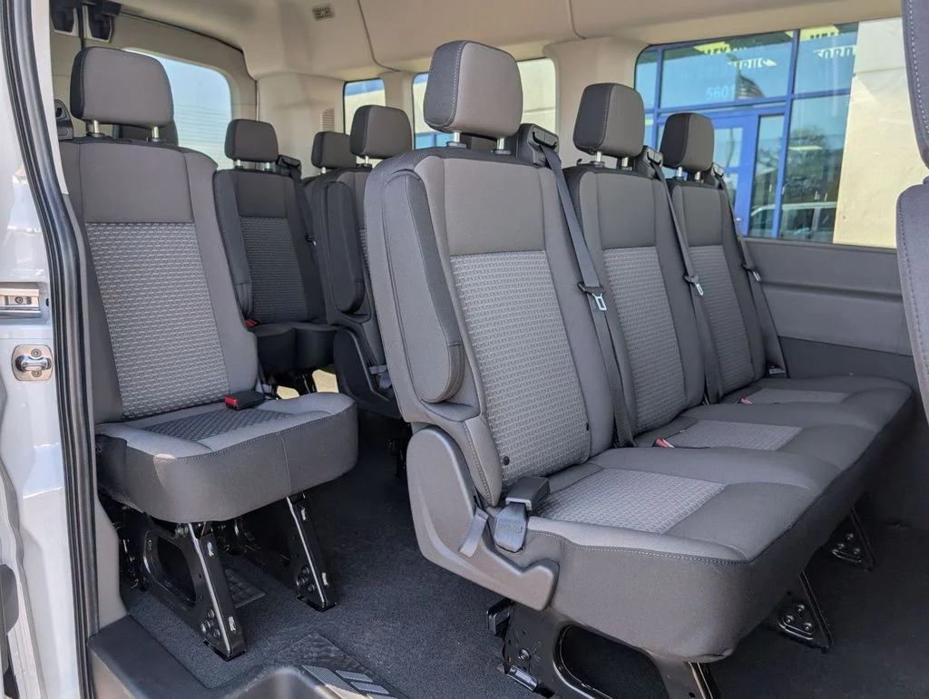 New 2026 Oxford White Ford Passenger Van XLT image 25