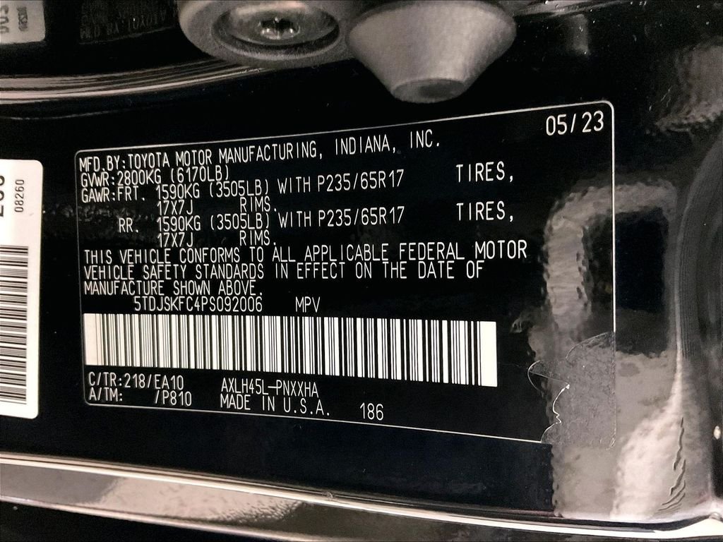 Used 2023 Black Toyota XLE image 37