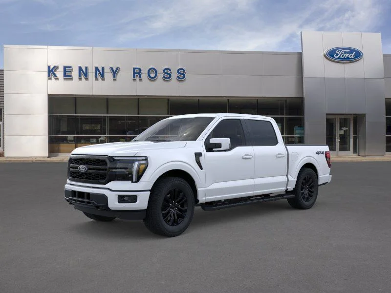 New 2026 Star White Metallic Tri-Coat Ford Lariat® image 2
