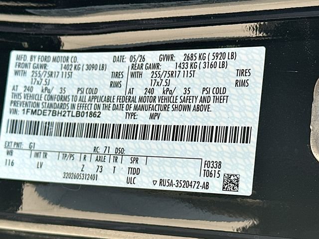 New 2026 Shadow Black Ford Big Bend image 62