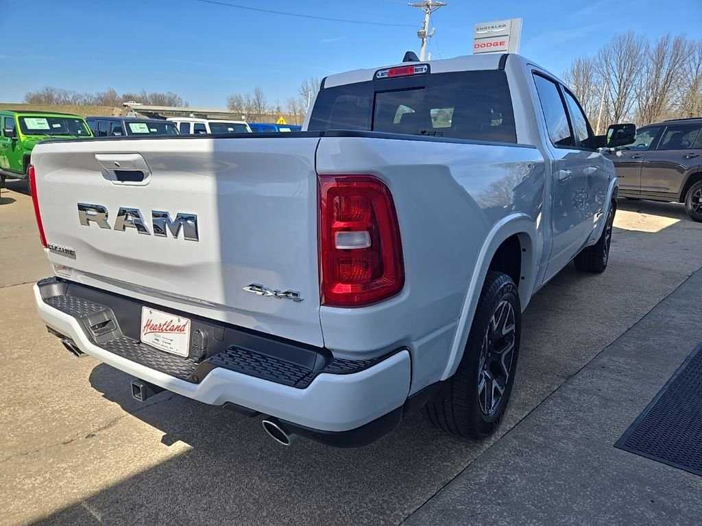 New 2026 Bright White Clear-Coat Exterior Paint RAM Laramie image 11