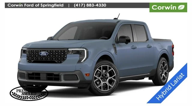 New 2026 Azure Gray Metallic Tri-Coat Ford Lariat® image 1