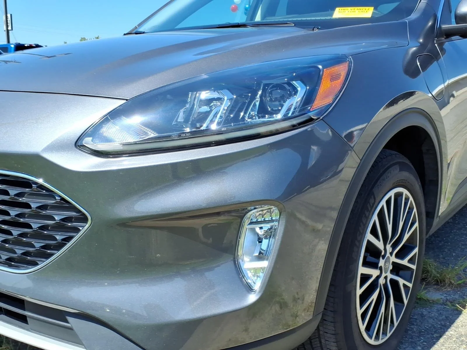 Used 2022 Carbonized Gray Metallic Ford SEL Plug-In Hybrid image 2