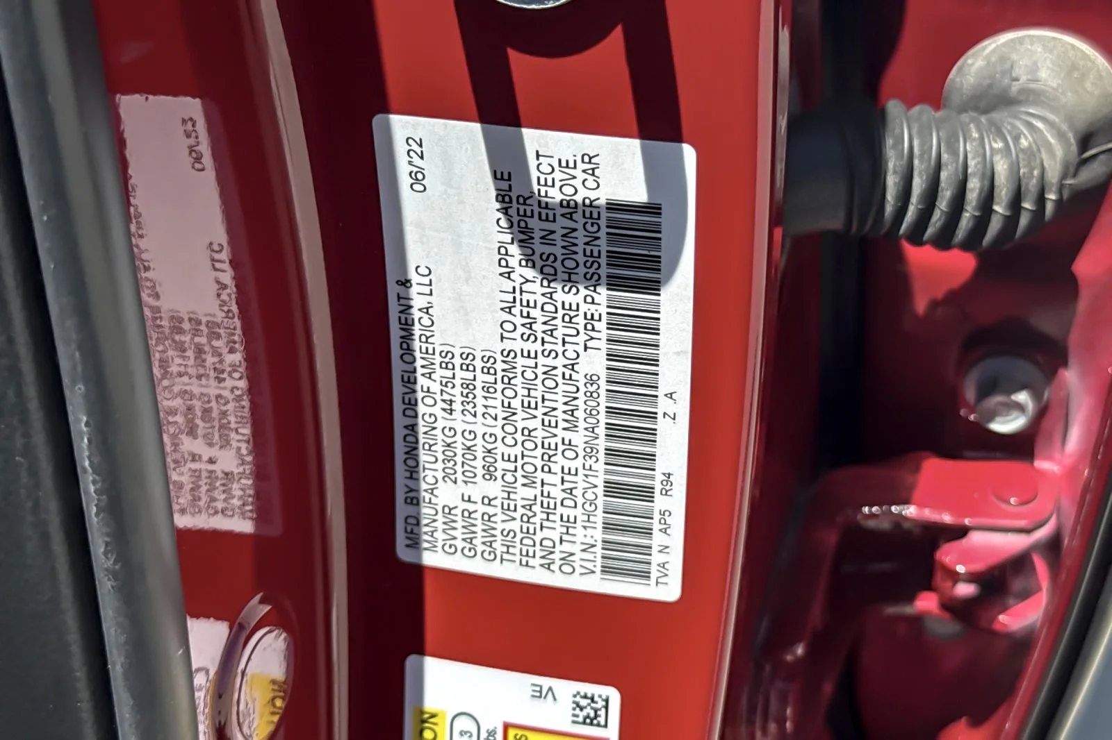 Used 2022 RED Honda Sport image 26