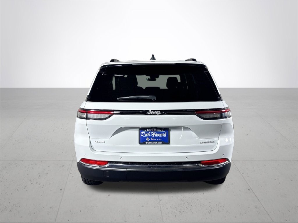 Used 2025 Bright White Clearcoat Jeep Laredo image 7