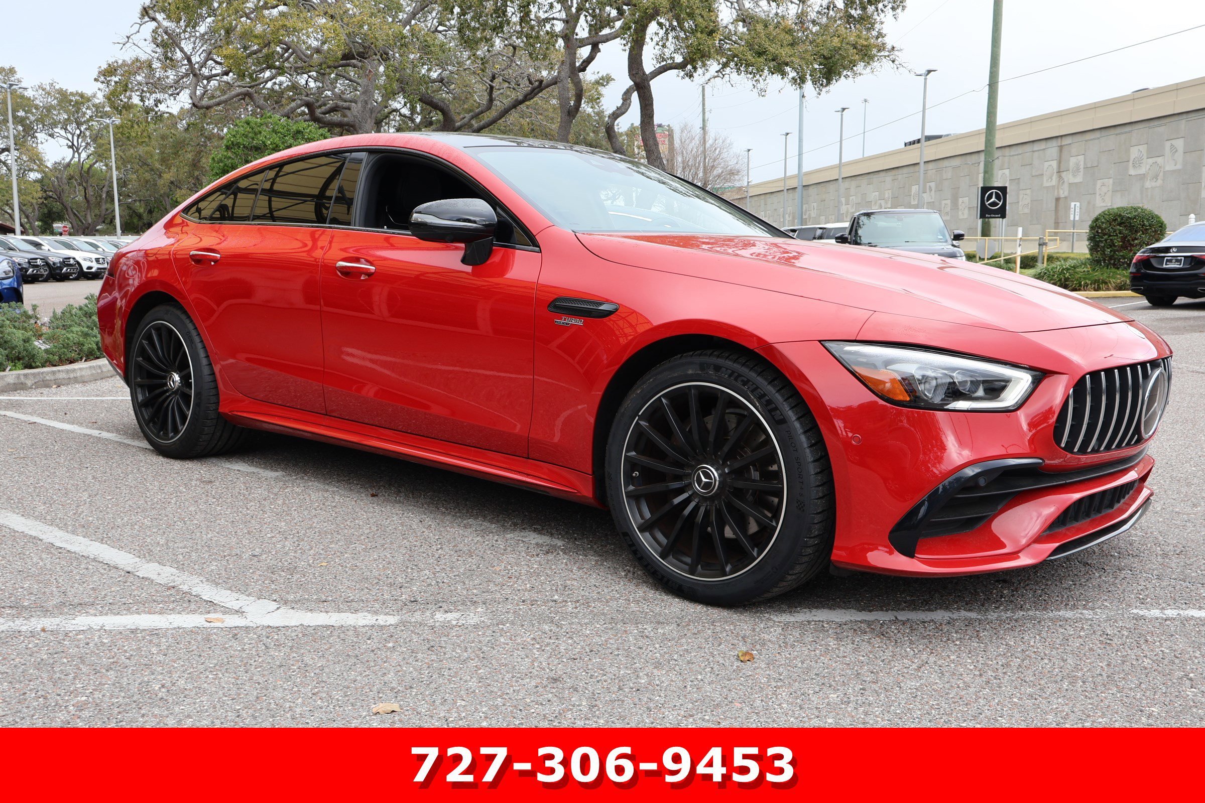 Certified Used 2022 Jupiter Red Mercedes-Benz AMG® GT 53 image 13