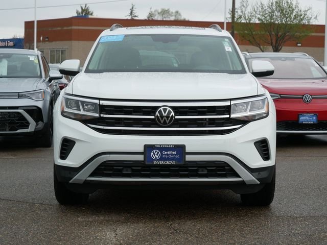 Certified 2023 Volkswagen Atlas SE w/Tech with VIN 1V2KR2CA3PC521915 for sale in Inver Grove Heights, Minnesota