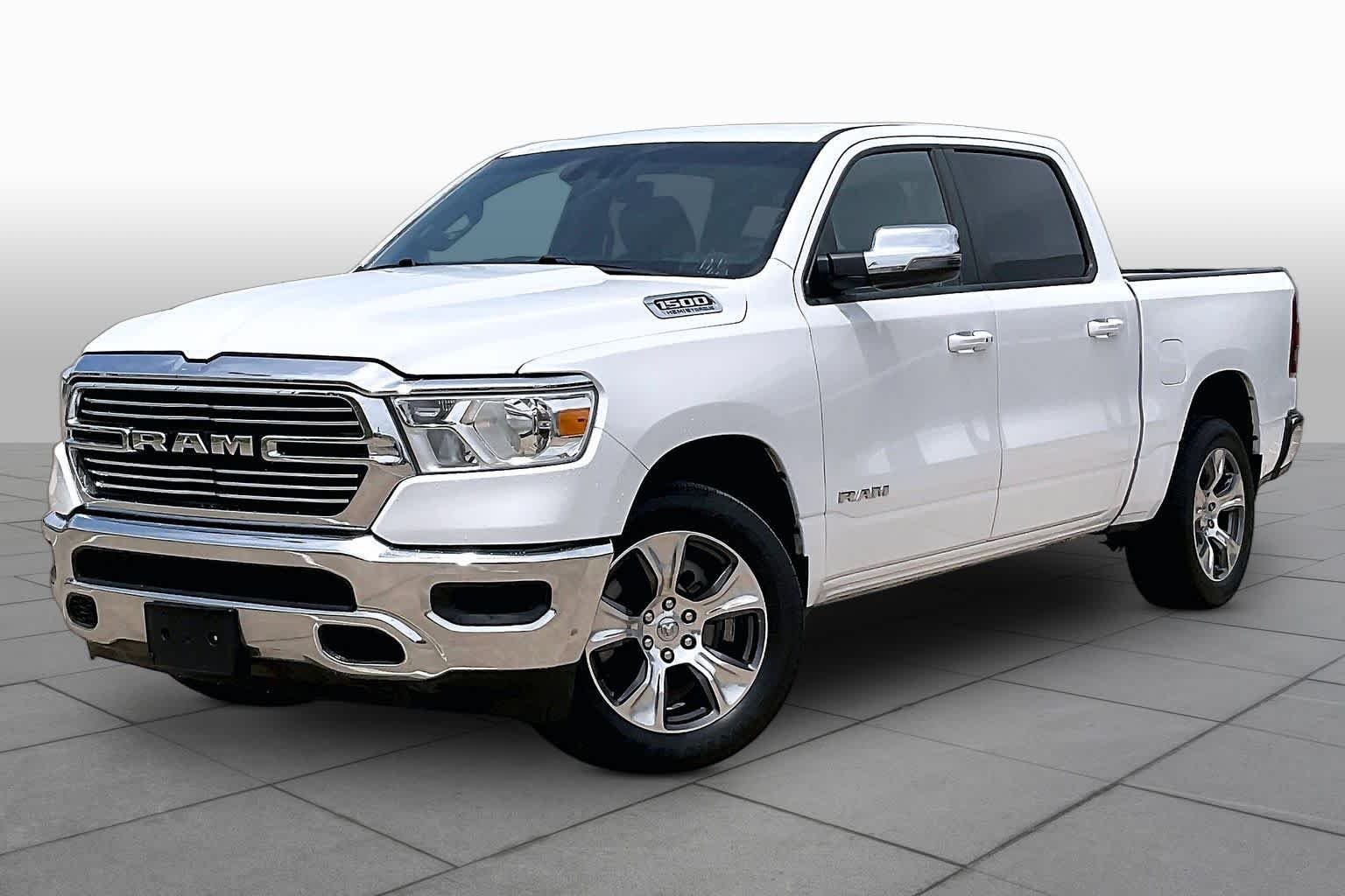 Used 2024 Bright White Clearcoat Ram Laramie image 2