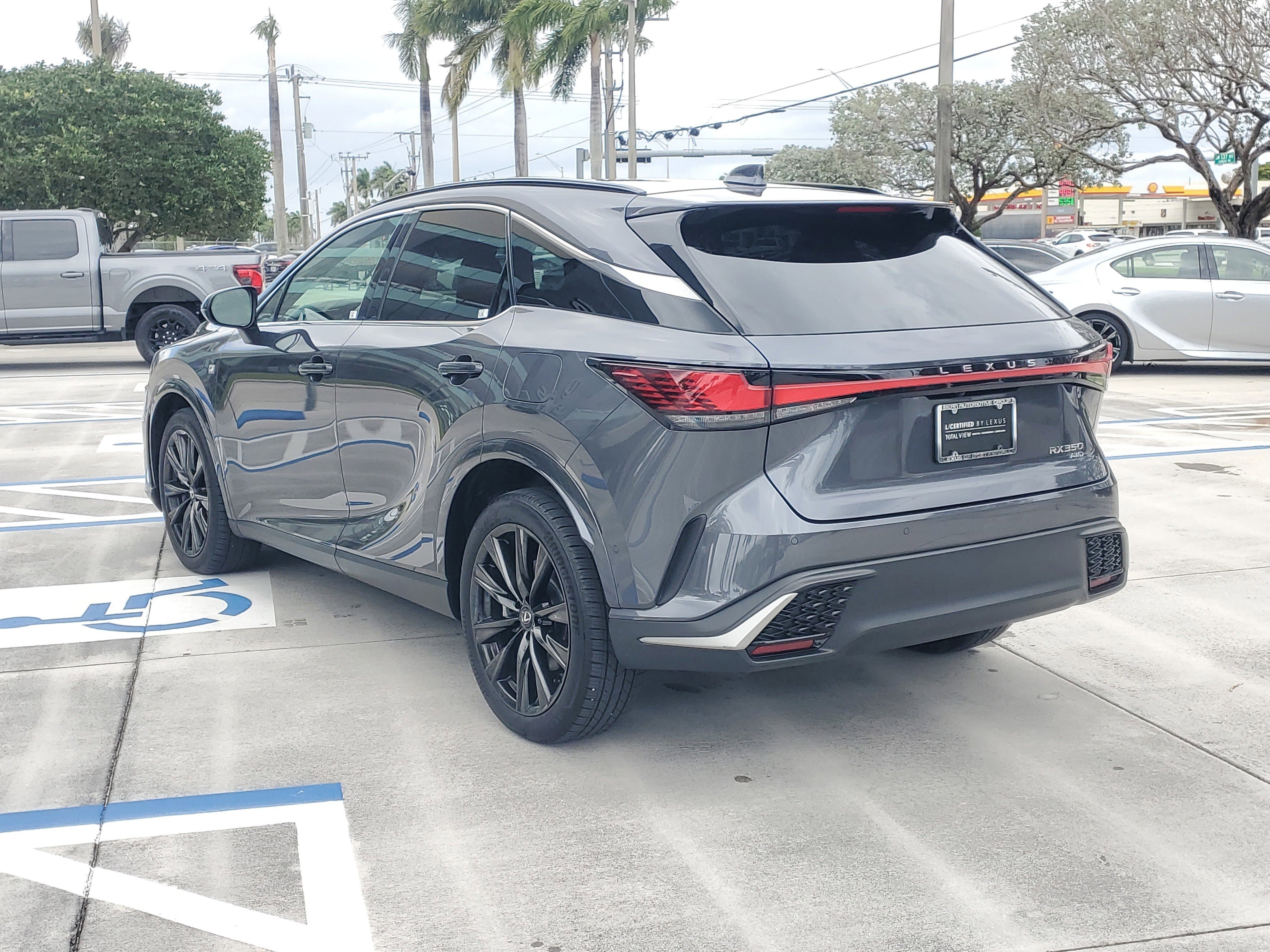 Certified Used 2024 Cloudburst Gray Lexus RX 350 F SPORT Handling image 9