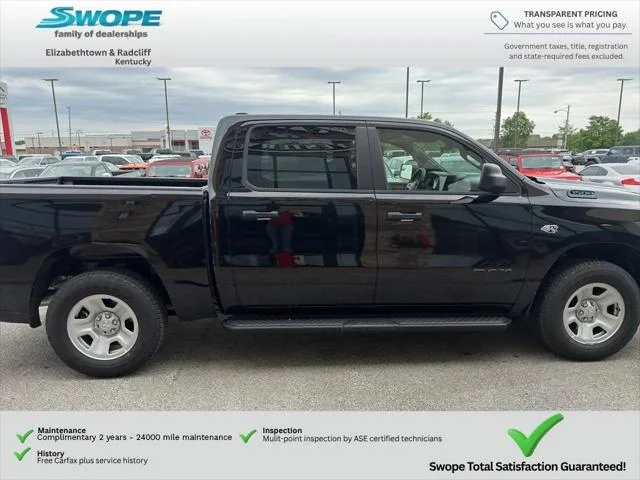 New 2026 Diamond Black Crystal Pearl-Coat Exterior Paint RAM TRADESMAN image 6