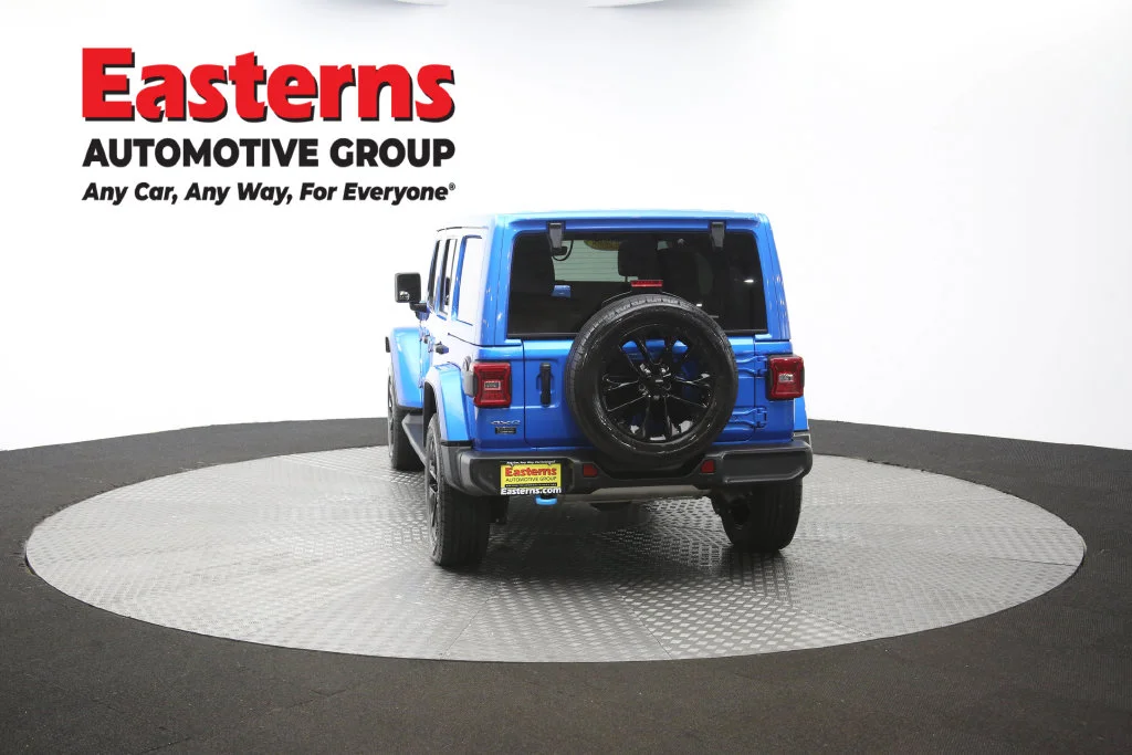 Used 2024 Blue Jeep Sahara 4xe image 37