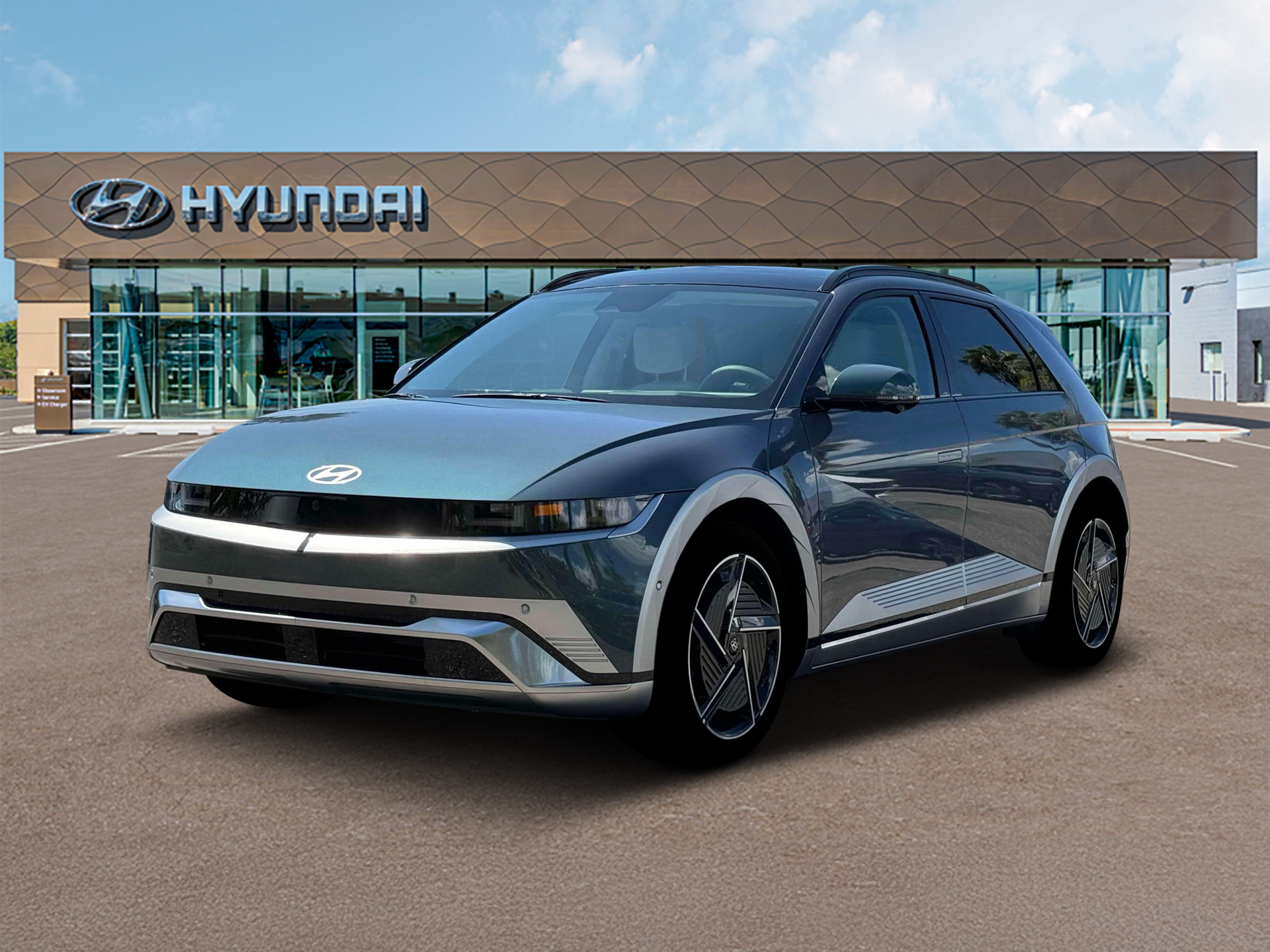 New 2025 Digital Teal Hyundai Limited image 1