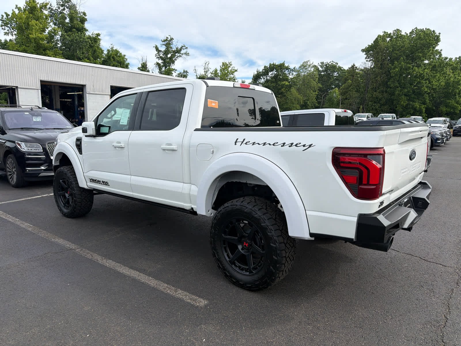 New 2026 Star White Metallic Tri-Coat Ford Lariat HENNESSEY VENOM 800 image 5