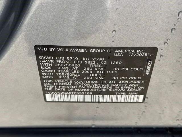 New 2026 Silver Volkswagen SE w/Technology image 19
