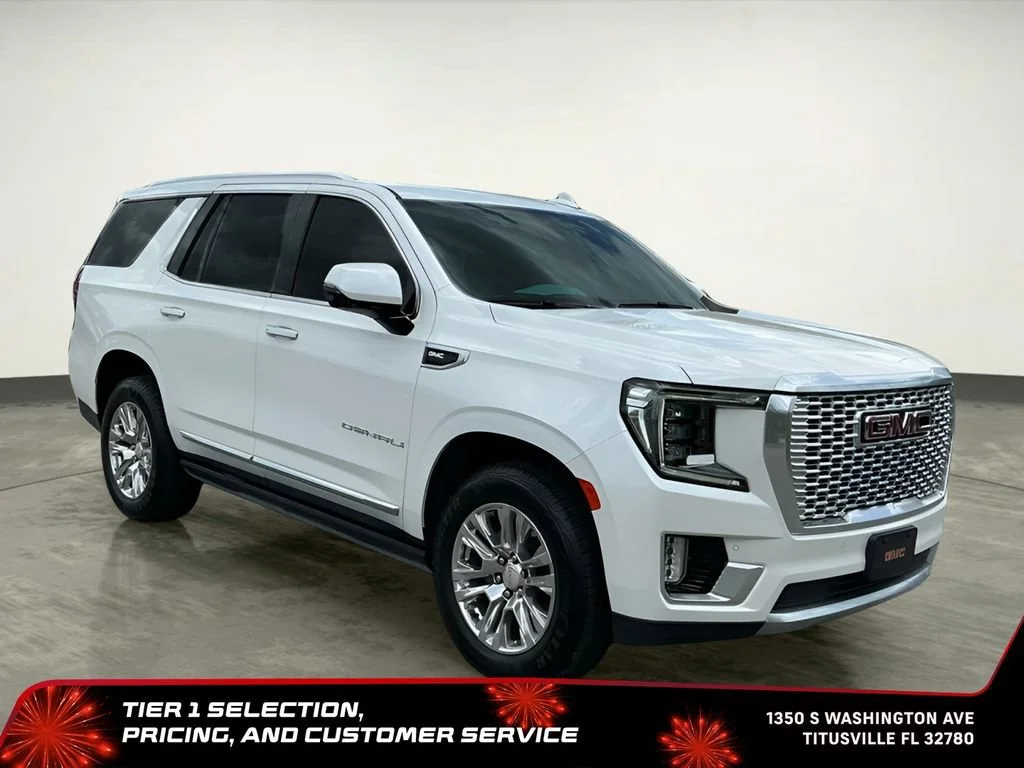 Used 2021 WHITE FROST TRICOAT GMC Denali image 13
