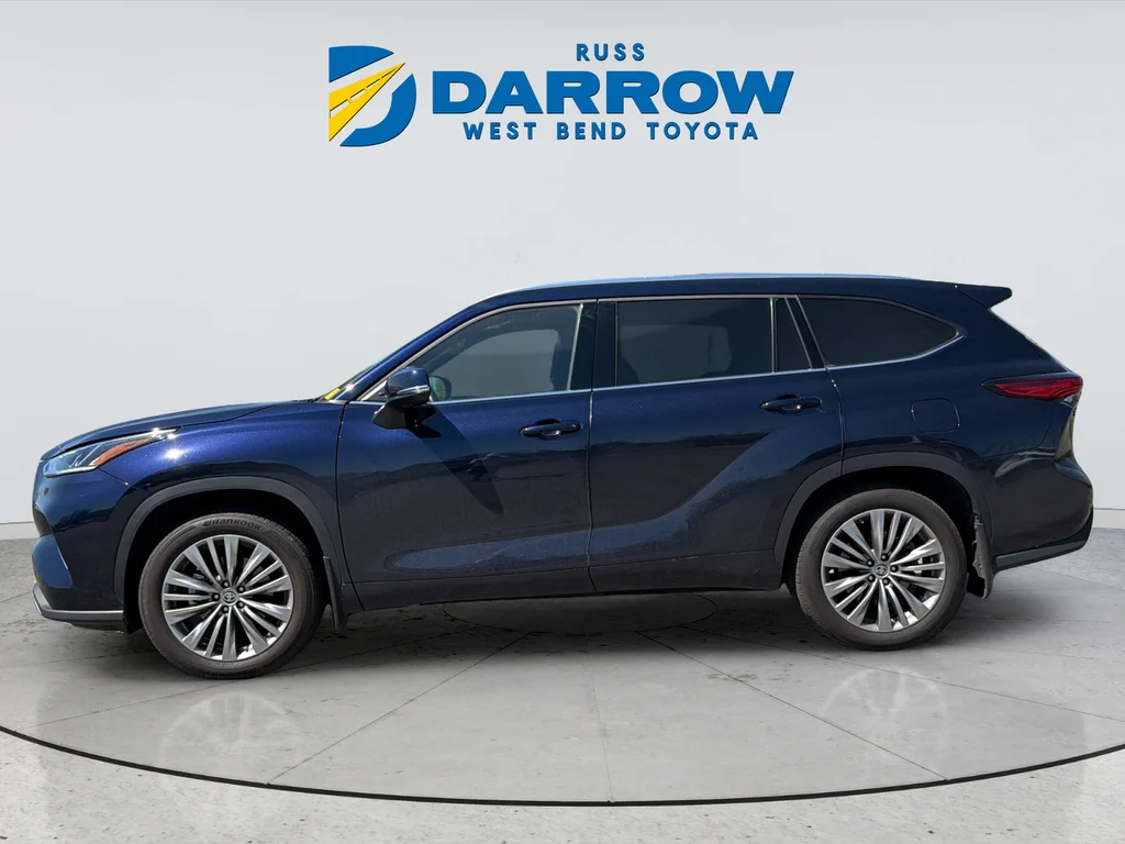 Used 2021 Blue Toyota Platinum image 2