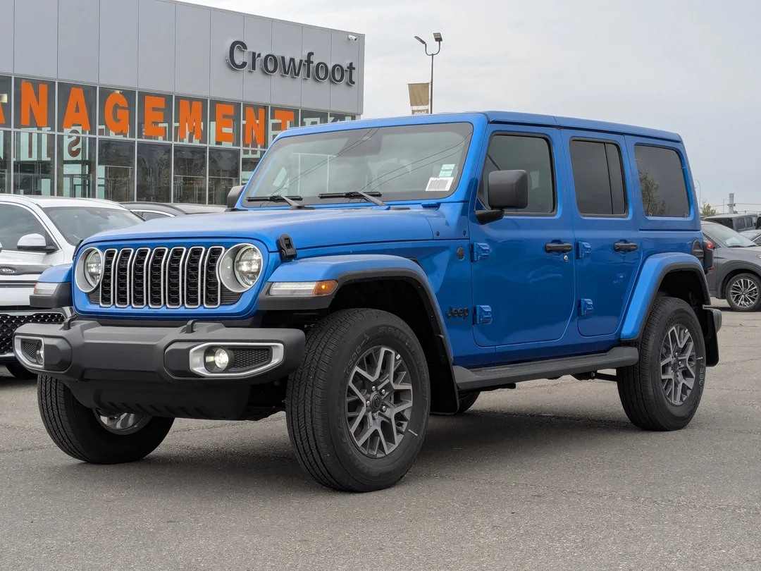 New 2025 Blue Jeep Sahara - - 4x4 - Adaptive Cruise - 12.3inch display - Blind Spot Mon & More! image 4