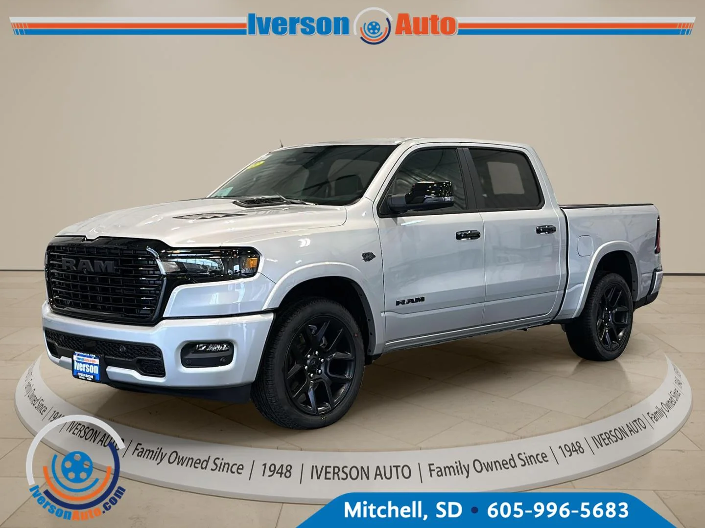 New 2027 Silver Zynith Exterior Paint RAM LARAMIE 4X4 CREW CAB 5