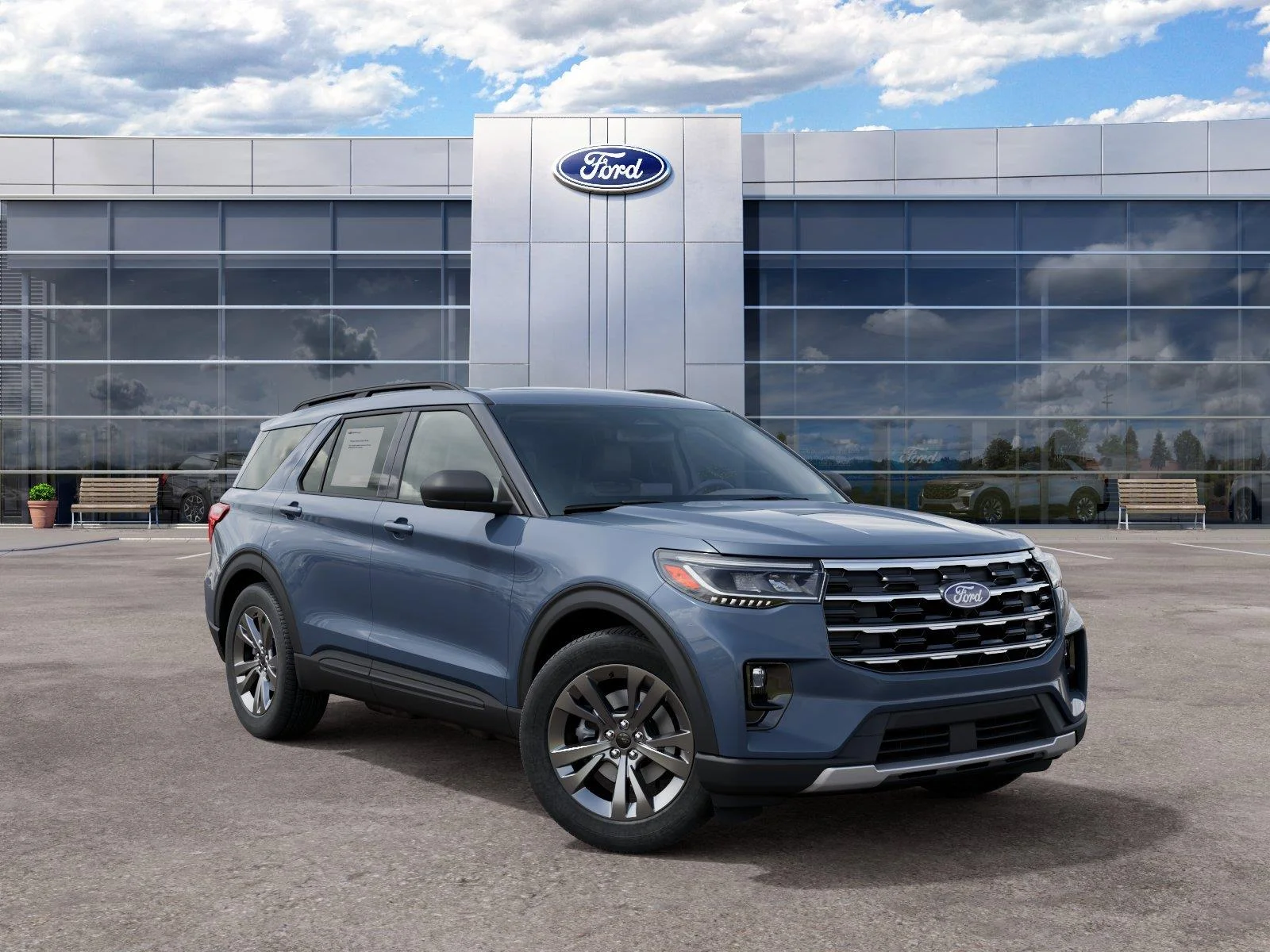 New 2027 Vapor Blue Metallic Ford Active image 4