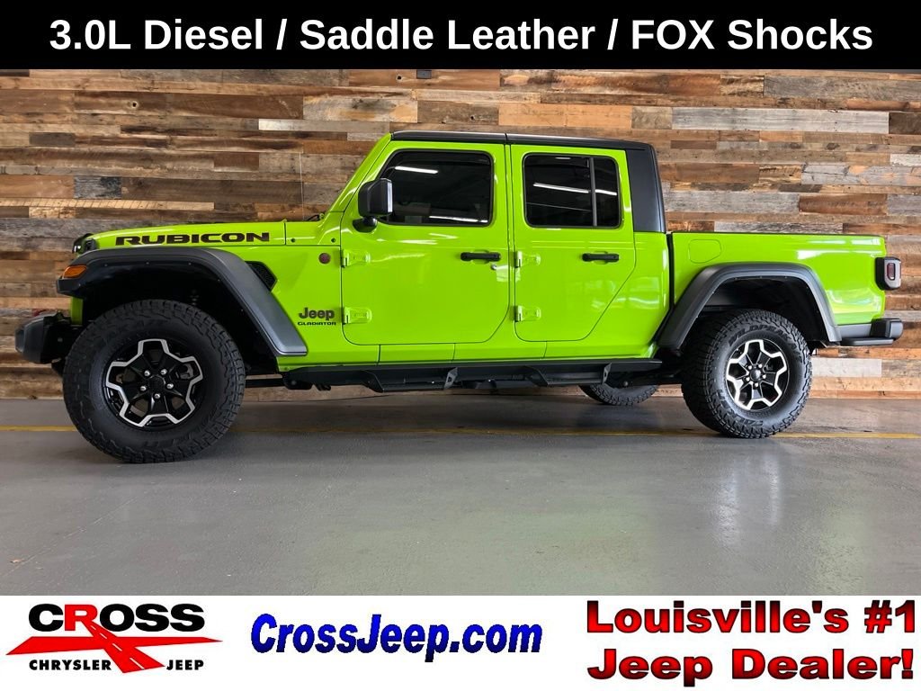 Used 2021 Limited Edition Gecko Clearcoat Jeep Rubicon image 1