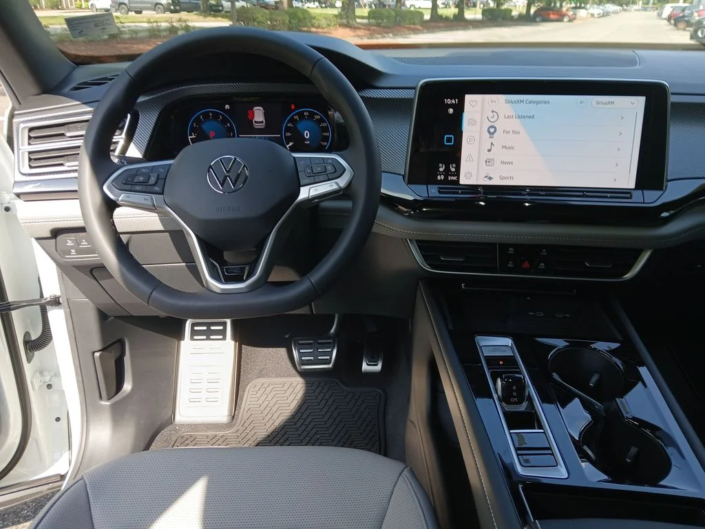 New 2026 White Volkswagen SEL R-Line Black image 13