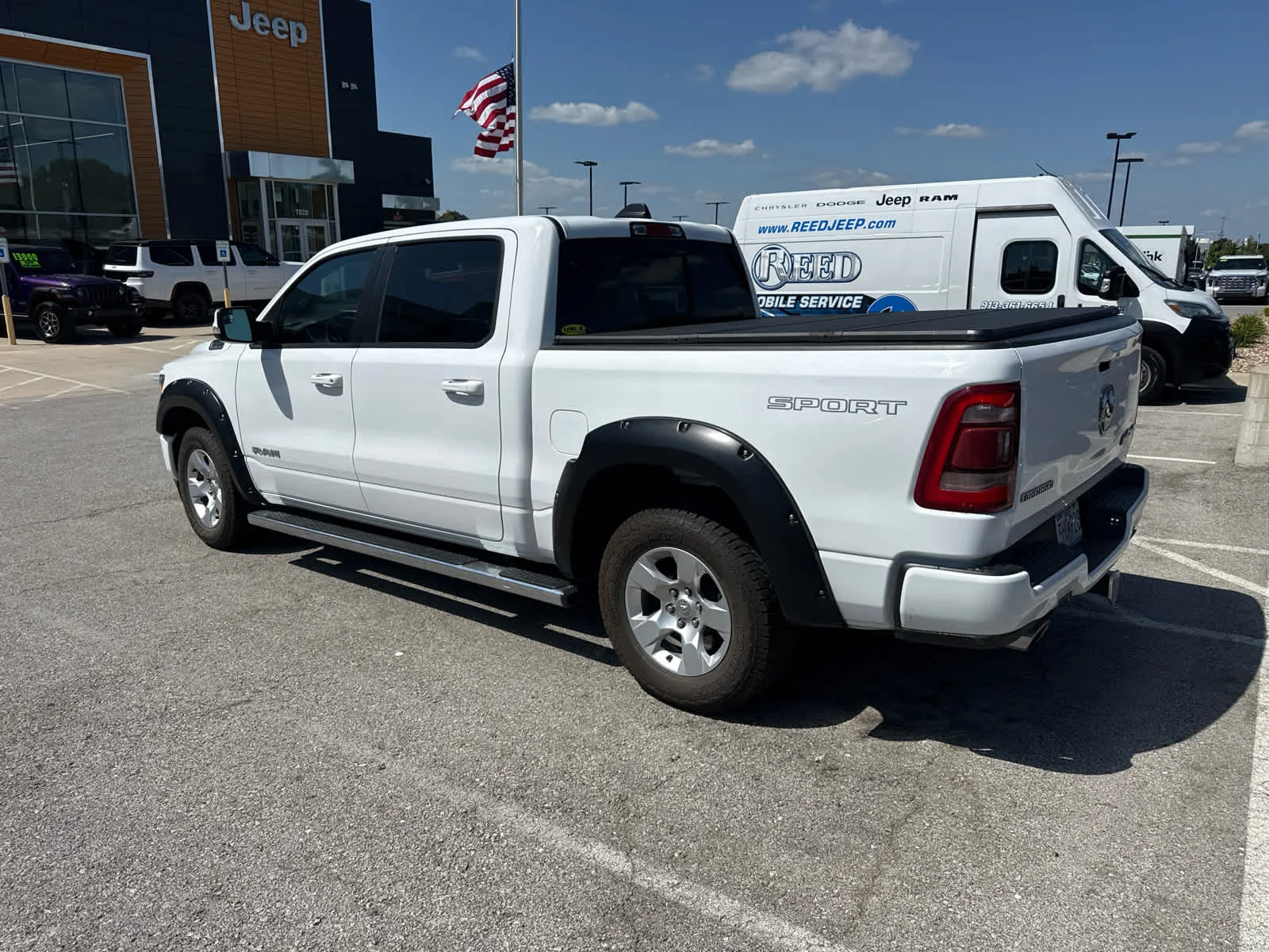 Used 2020 Bright White Clearcoat Ram Big Horn image 7