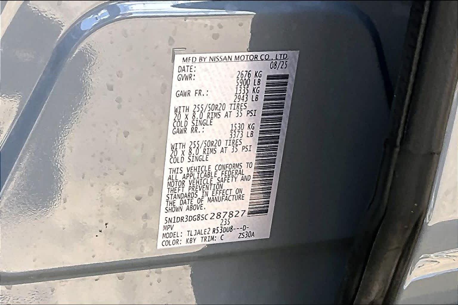 Used 2026 Super Black Nissan SV image 35