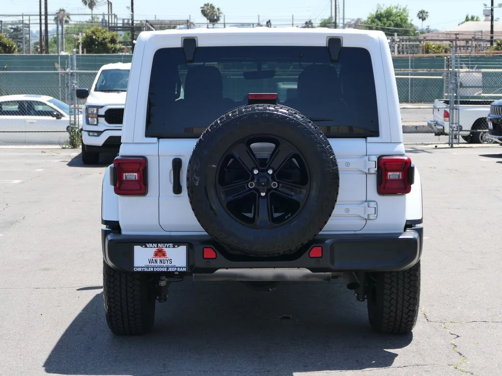 Used 2022 Bright White Clear Coat Jeep  image 5
