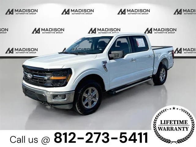 Certified Used 2025 White Ford XLT image 1