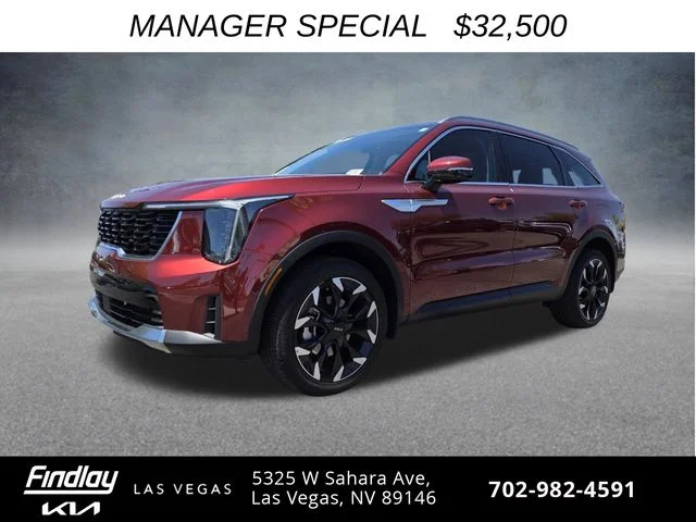 Certified Used 2025 Red Kia EX image 1