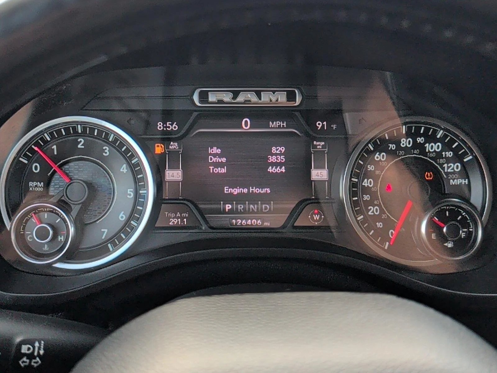 Used 2020 Bright White Clearcoat Ram Laramie image 24