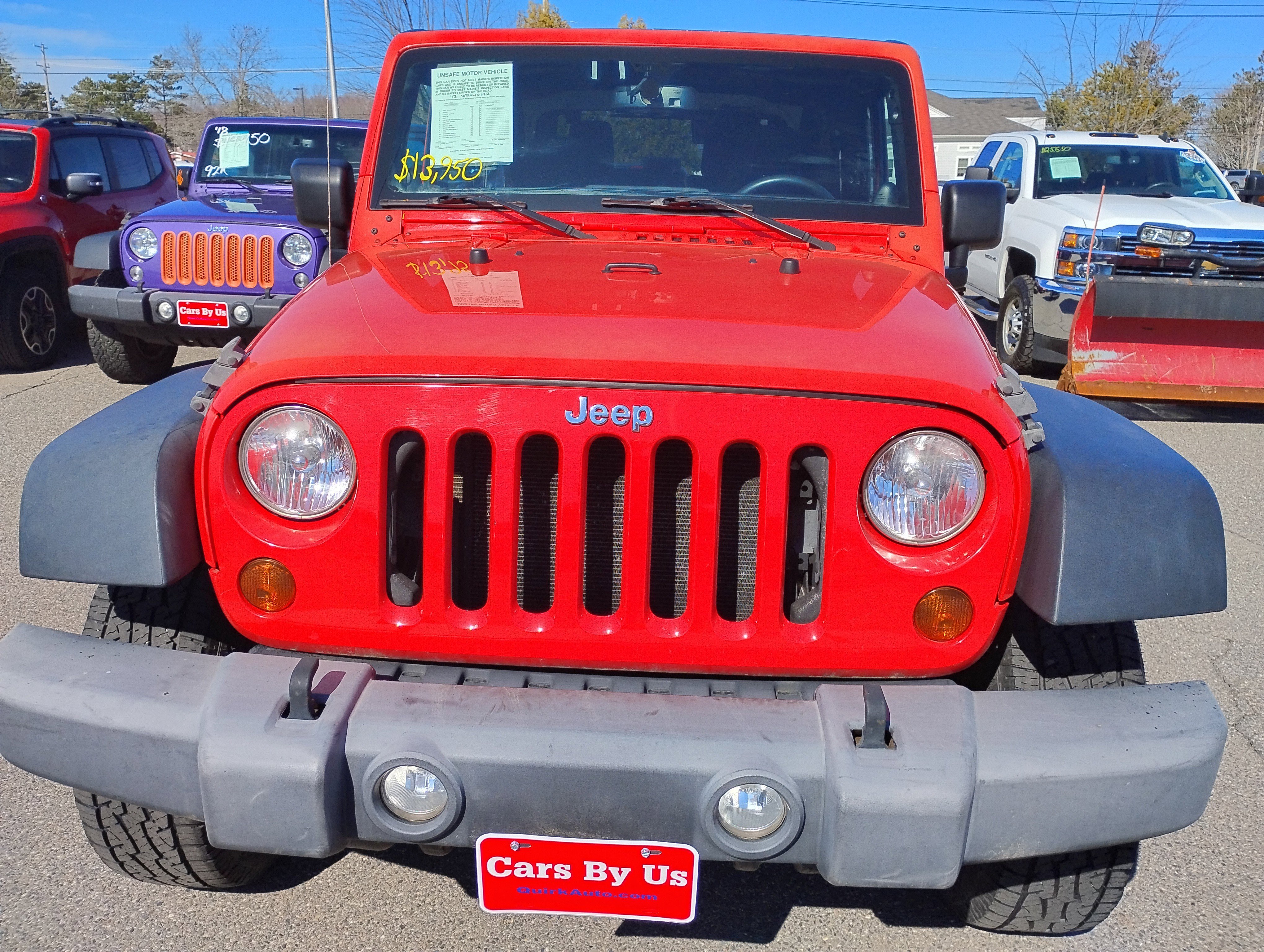 Used 2013 Jeep Wrangler Sport with VIN 1C4AJWAG3DL597746 for sale in Bangor, ME