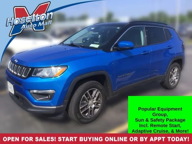Used 2020 Blue Jeep Latitude image 1