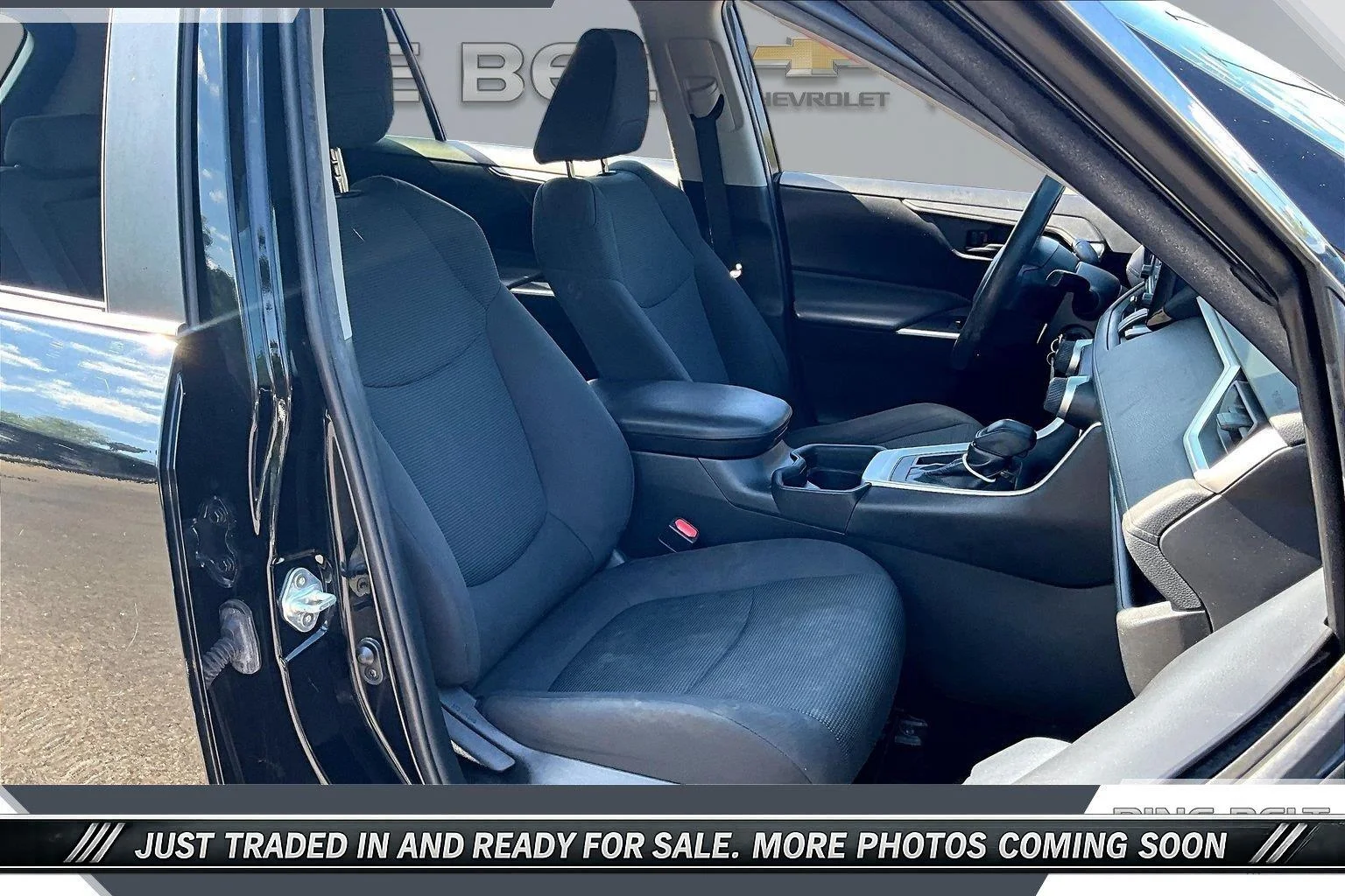 Used 2021 Midnight Black Metallic Toyota LE image 6