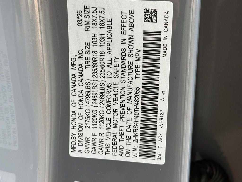 Used 2026 Urban Gray Pearl Honda EX image 30