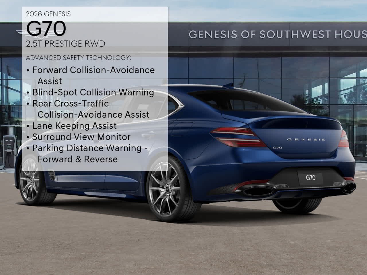 New 2026 Capri Blue Genesis 2.5T Prestige image 7