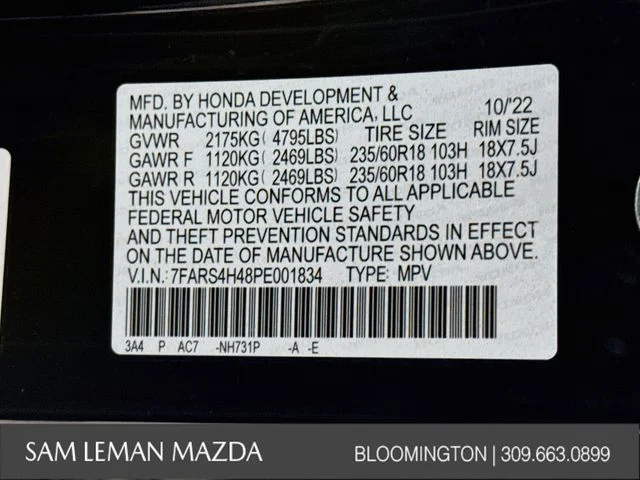 Used 2023 Black Honda EX image 31