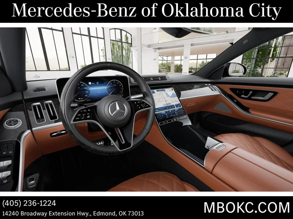 New 2026 Obsidian Black Metallic Mercedes-Benz S 580 image 3