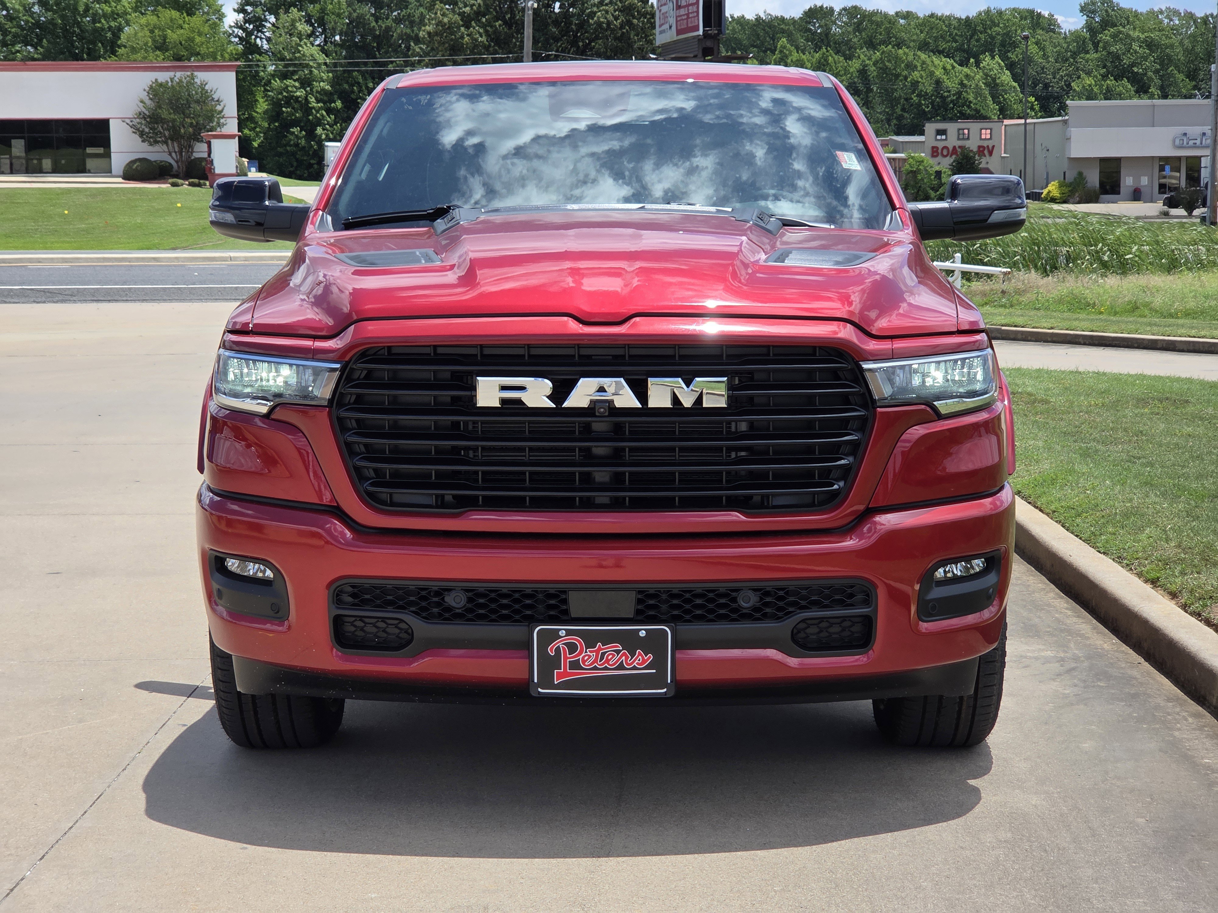 New 2026 Molten Red Pearlcoat Ram Laramie image 2