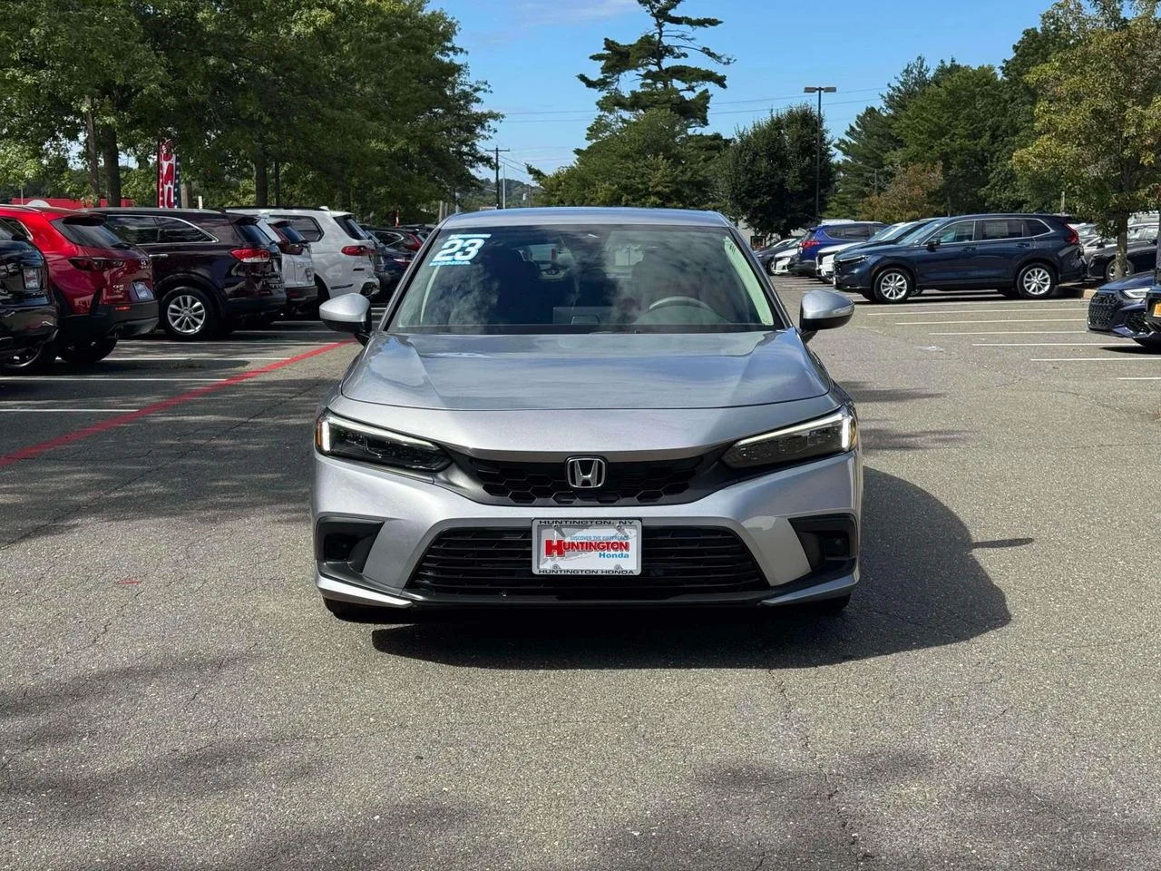 Used 2023 Lunar Silver Metallic Honda LX image 2