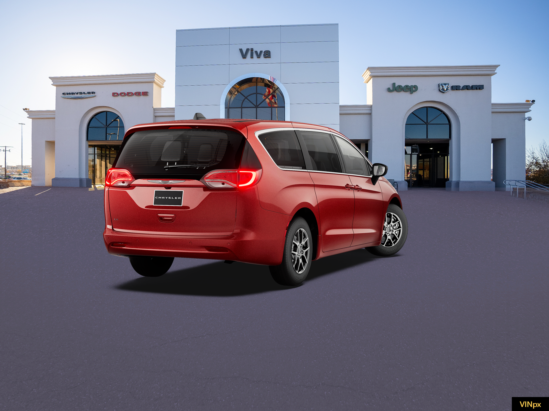 New 2027 Red Hot Pearl-Coat Exterior Paint Chrysler LX image 7
