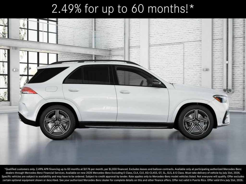 New 2026 MANUFAKTUR Moonlight White Metallic Mercedes-Benz GLE 450 image 16