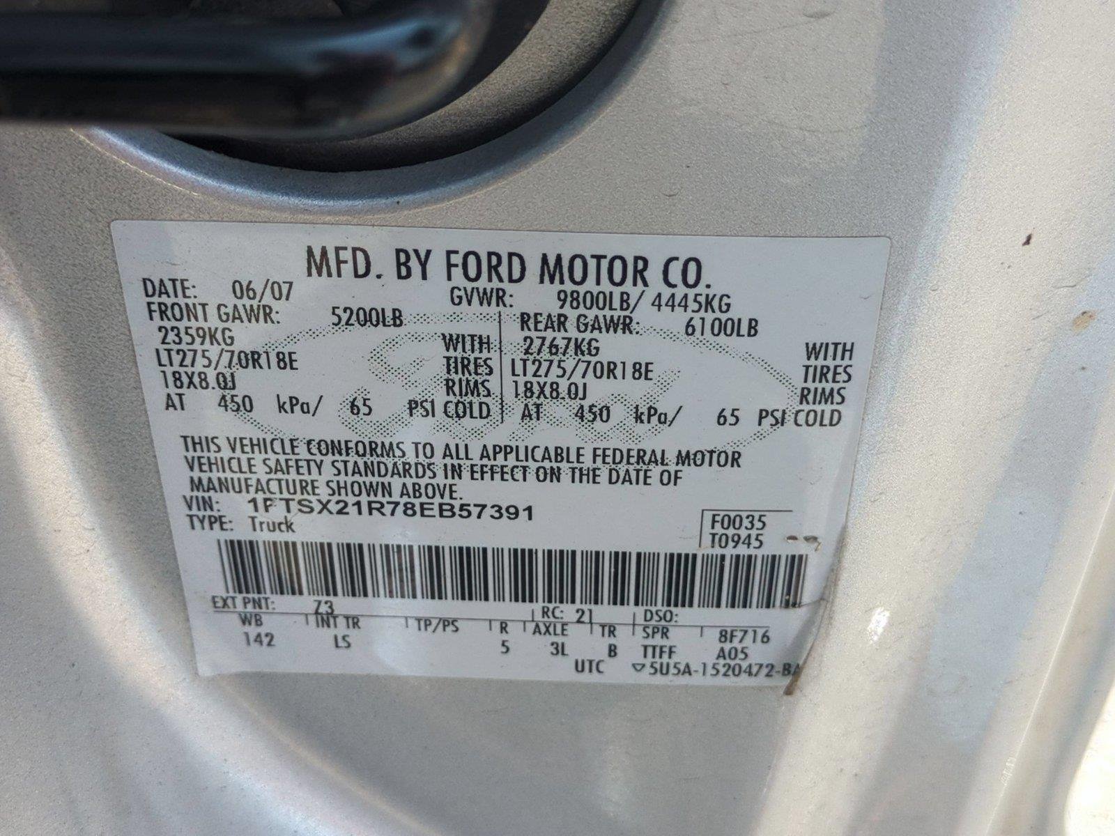 Used 2008 Silver Clearcoat Metallic Ford FX4 image 33
