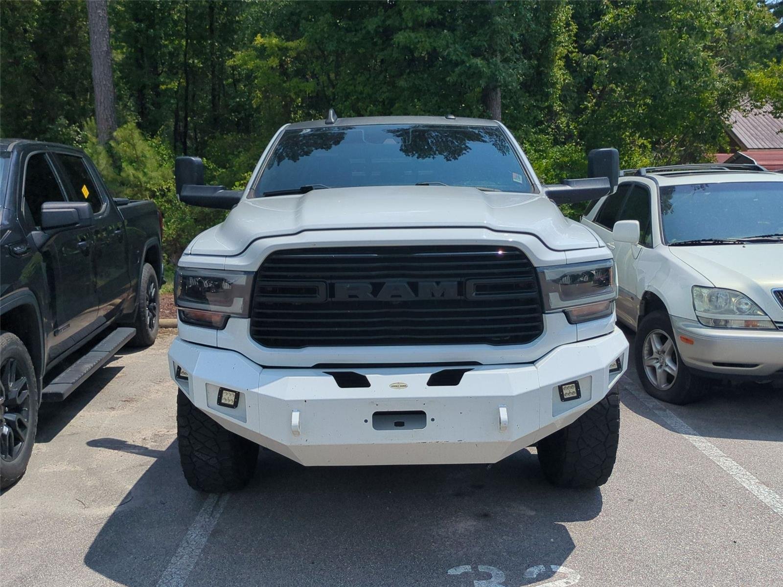 Used 2022 Bright White Clearcoat Ram Laramie image 2