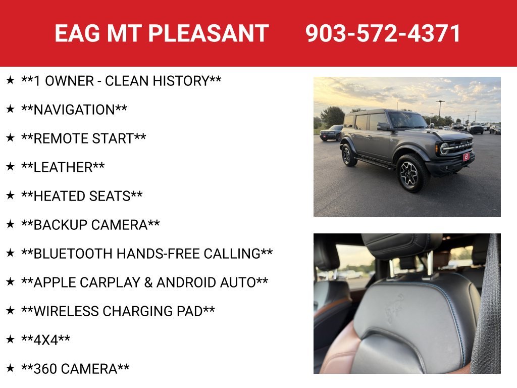 Used 2024 Carbonized Gray Metallic Ford Outer Banks image 4