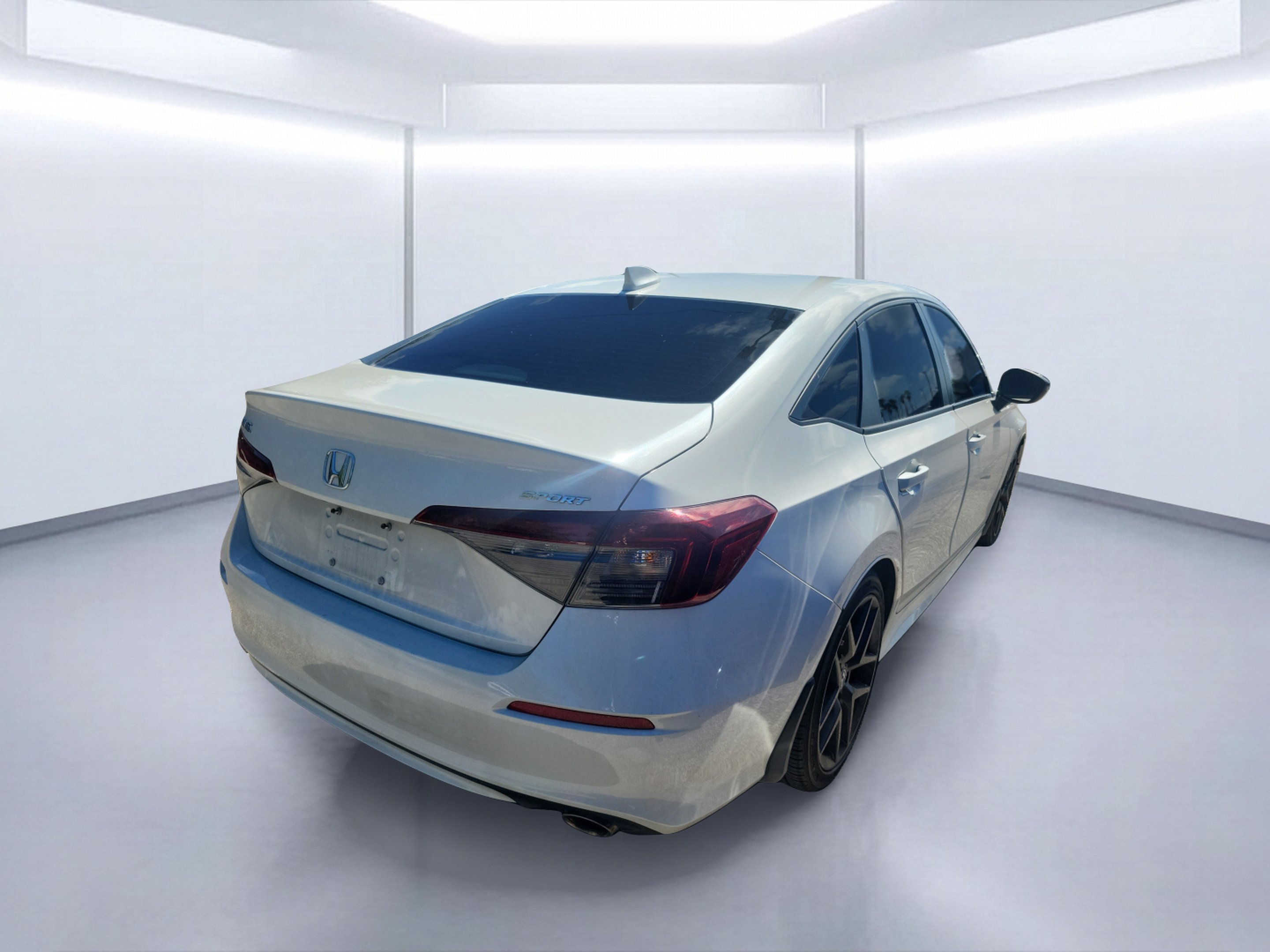 Used 2025 Platinum White Honda Sport image 2