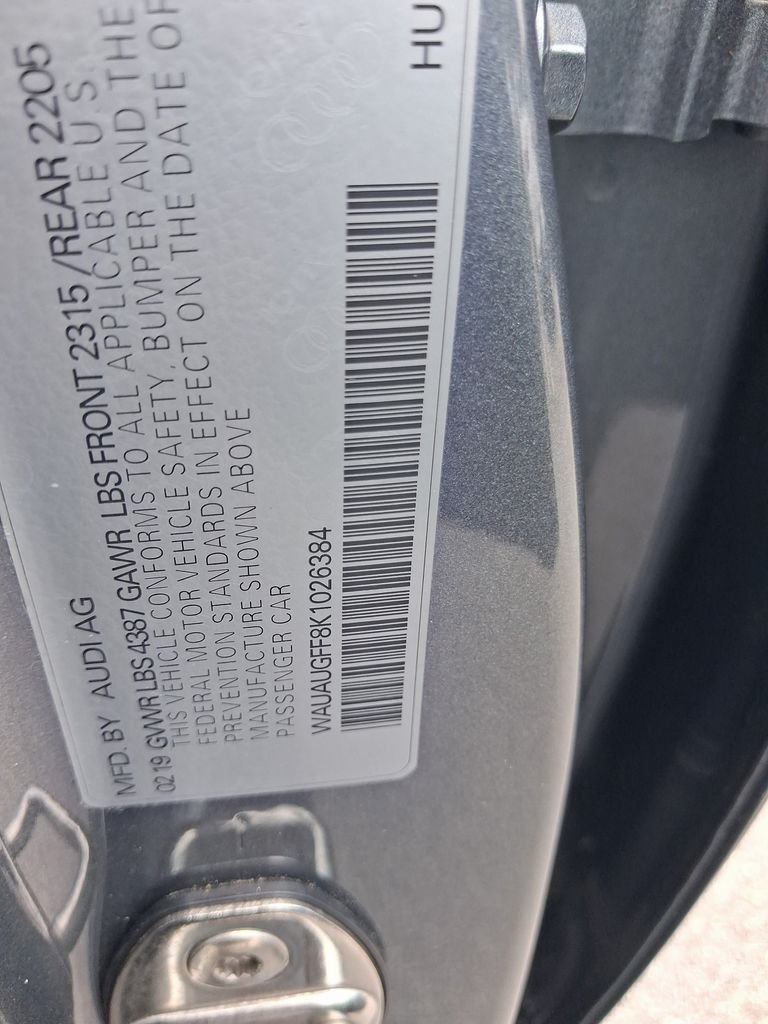 Used 2019 Gray Audi 2.0T Premium image 28
