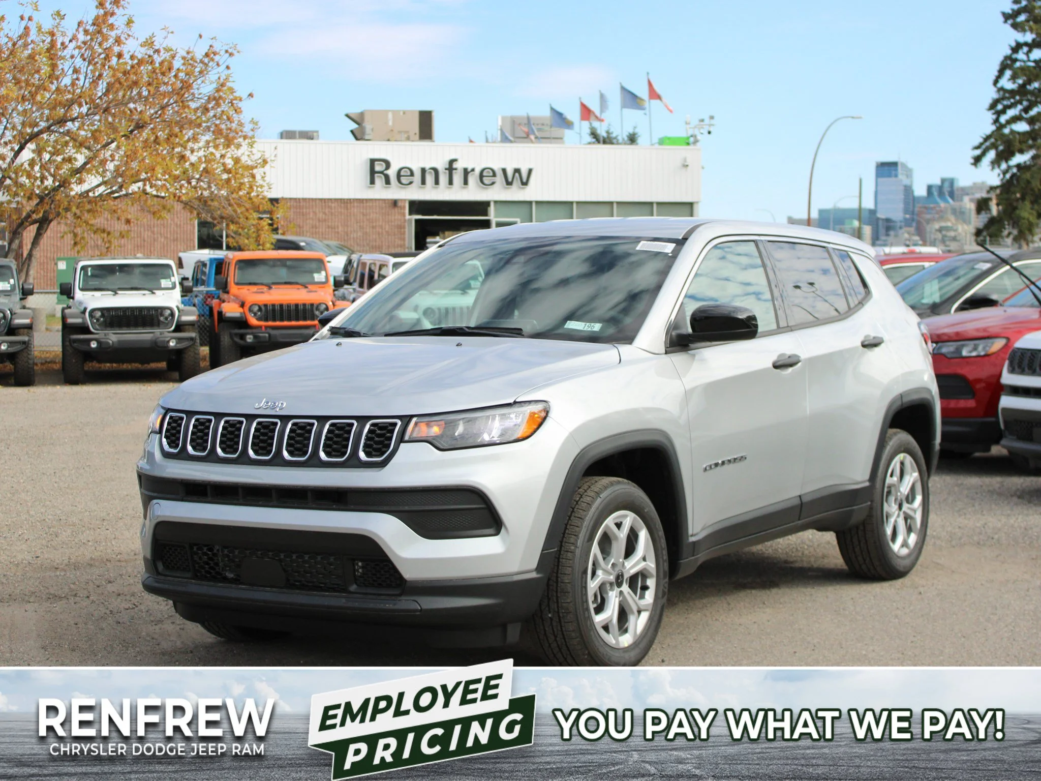New 2026 Silver Jeep Sport* image 1